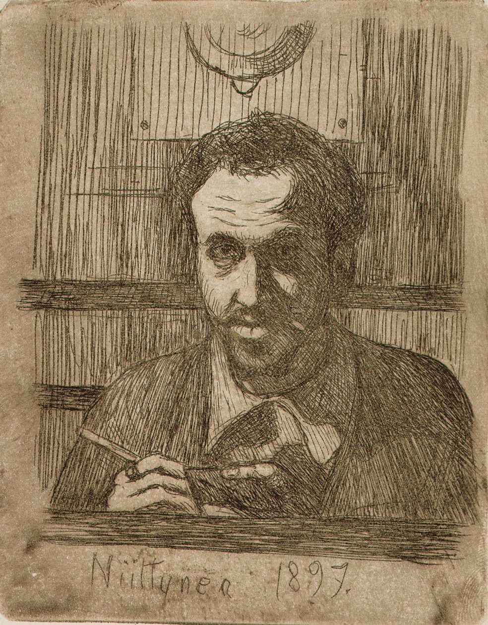 Autoportrét II od Hugo Simberg