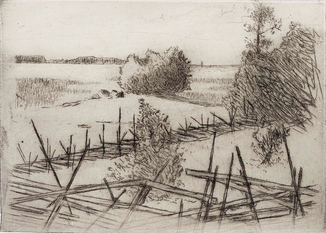 Letní krajina od Hugo Simberg