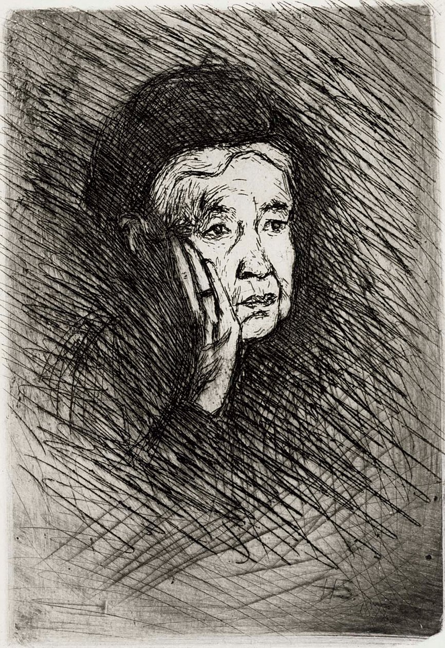 Umělcova teta od Hugo Simberg