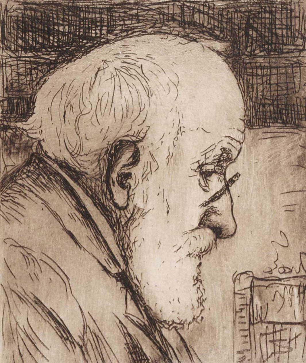 Umělcův otec od Hugo Simberg