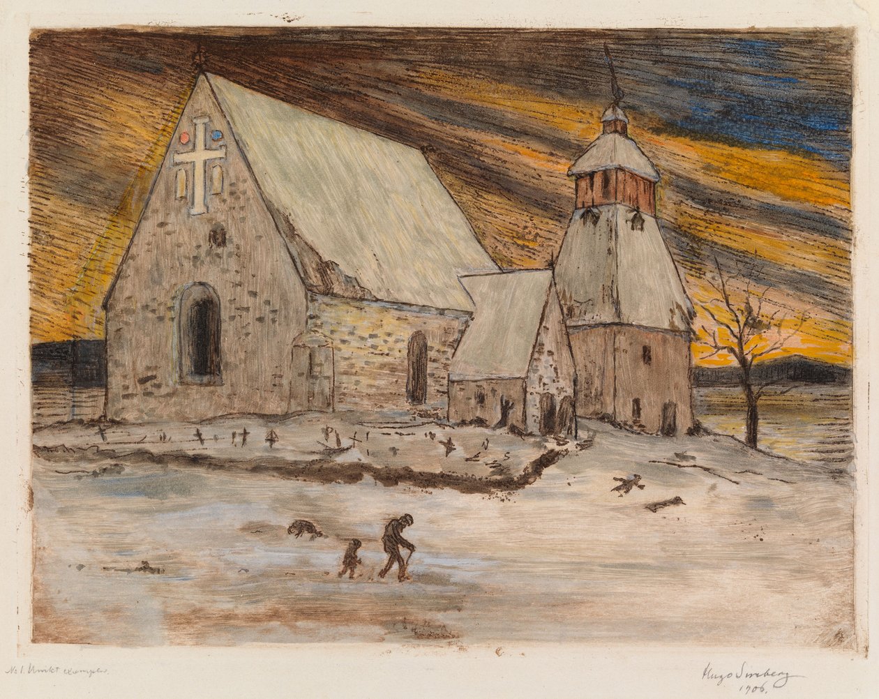 Černá smrt od Hugo Simberg