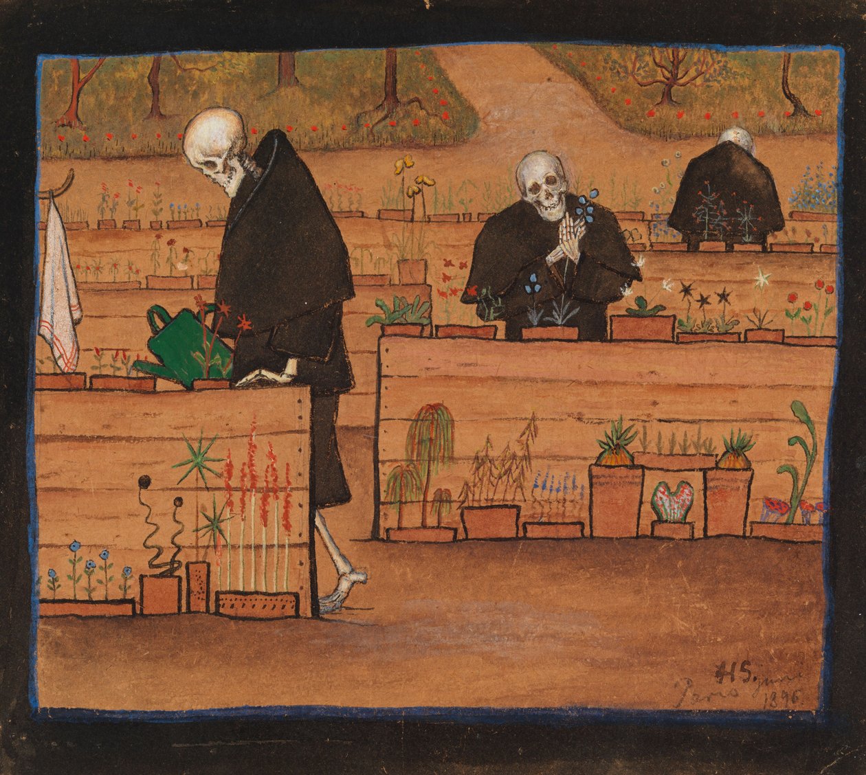 Zahrada smrti od Hugo Simberg
