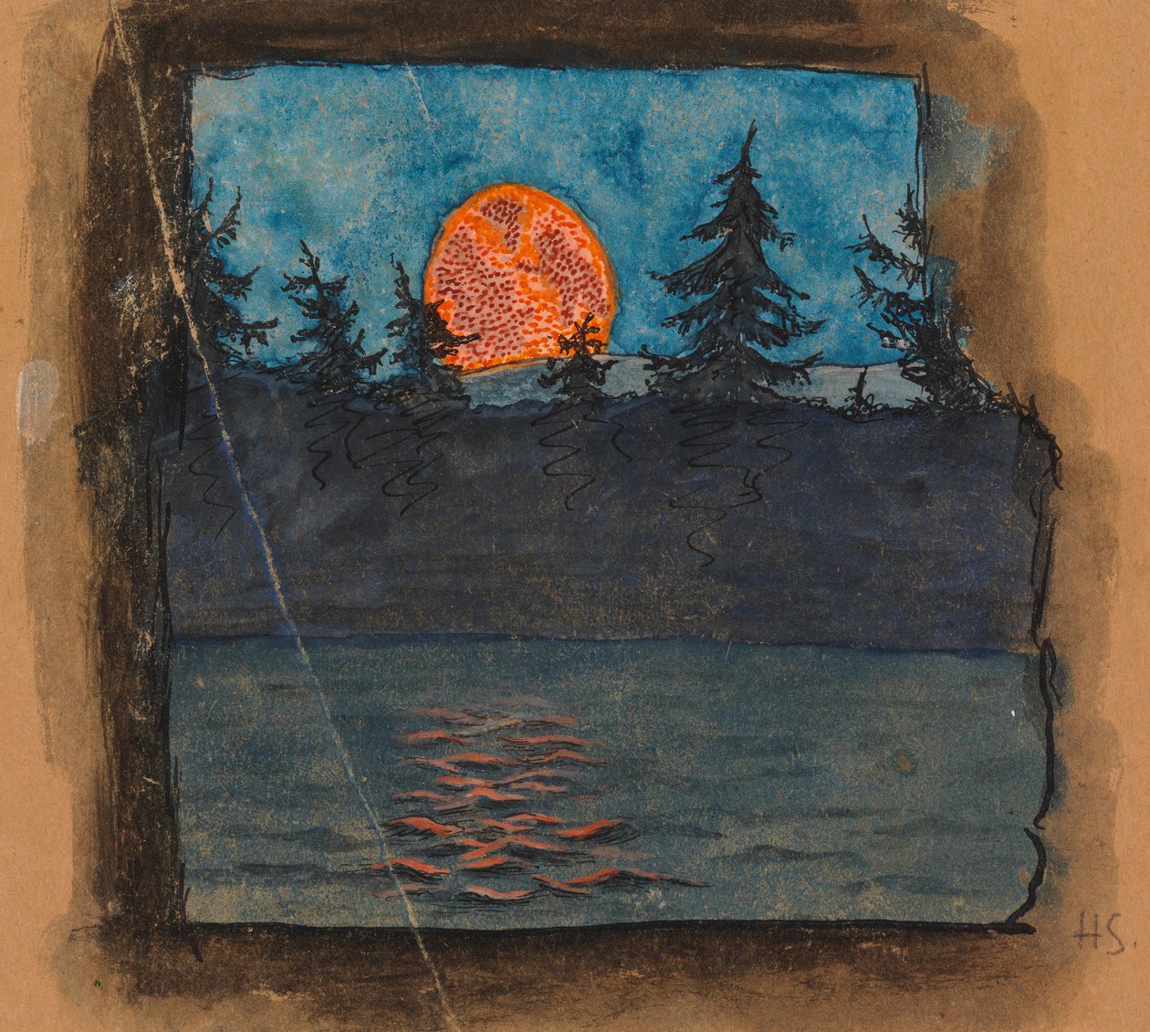 Měsíc vychází od Hugo Simberg