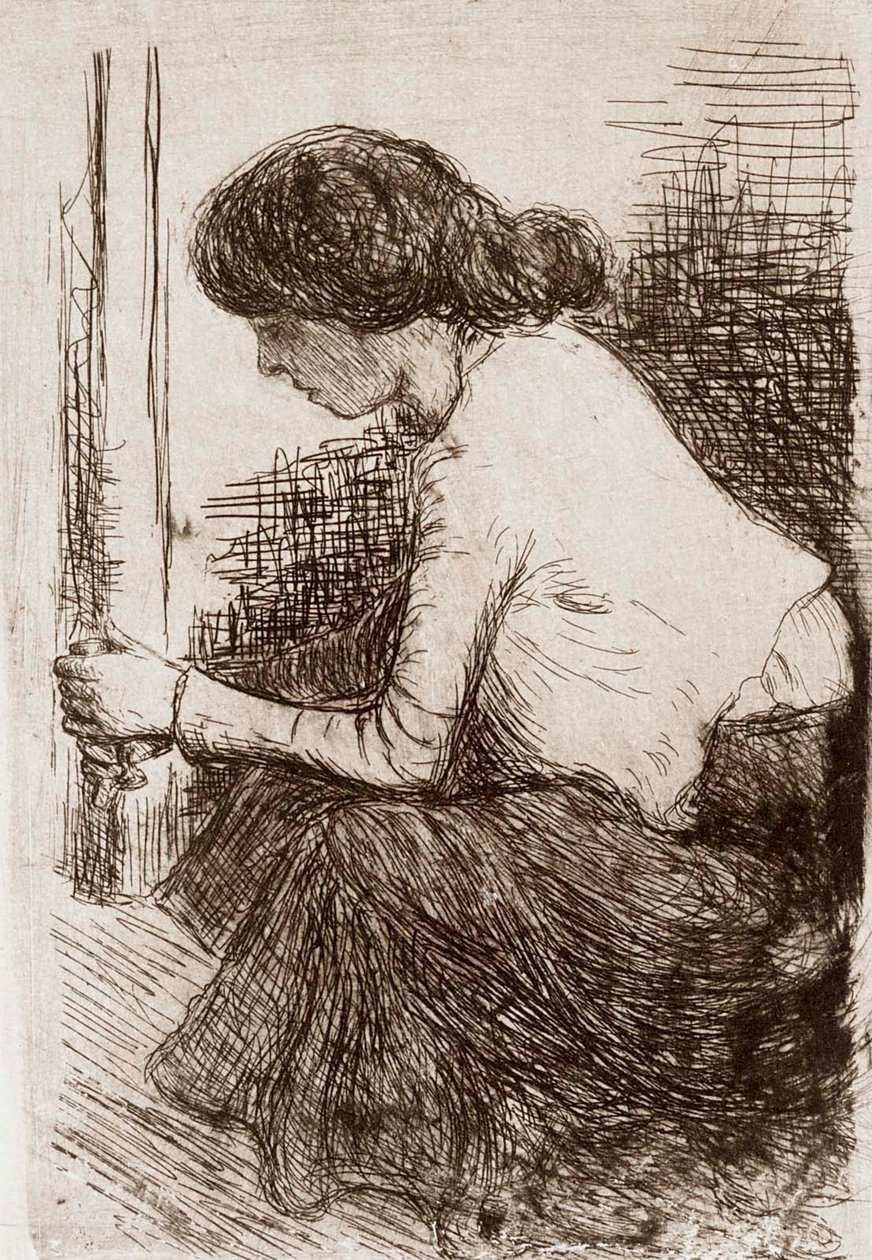 Sedící žena od Hugo Simberg
