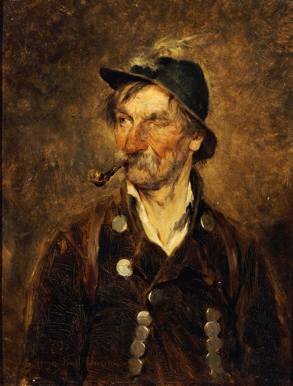Starý lovec, 1879 od Hugo Wilhelm Kauffman
