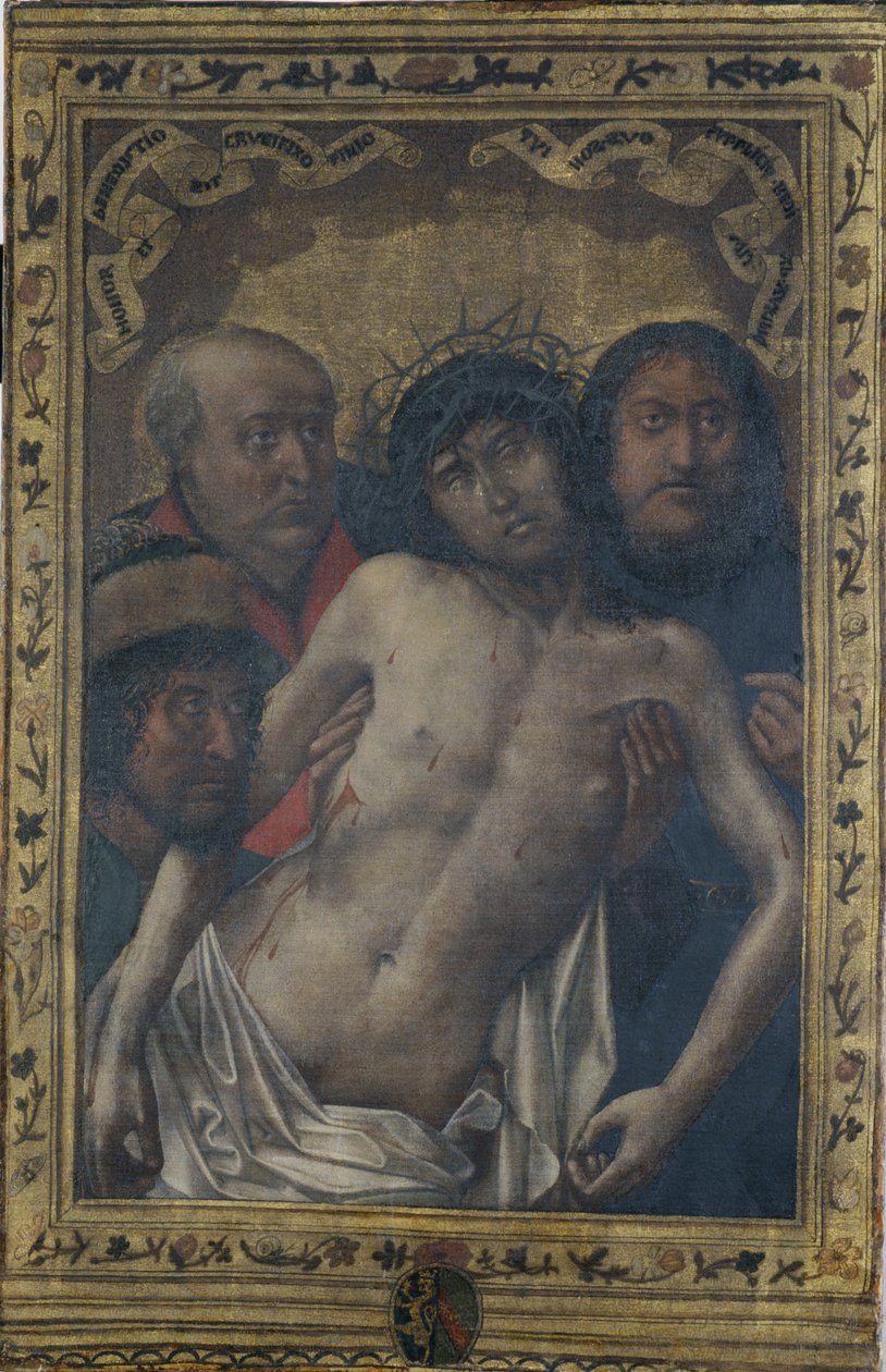 Ecce homo, cca 1500 (tempera na plátně) od Hugo van der Goes