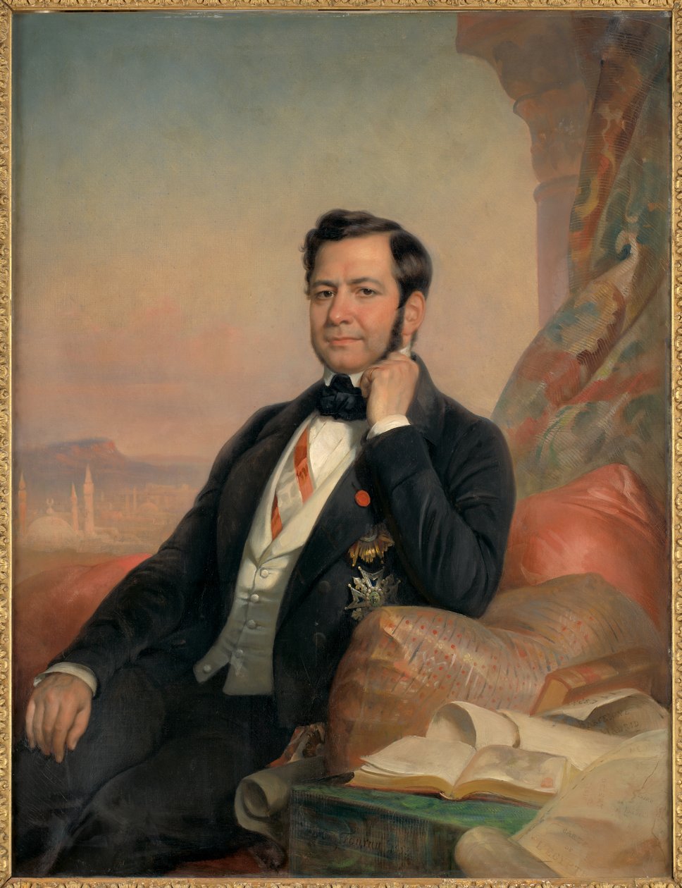 Portrét Ferdinanda de Lessepse od Hugues Foureau