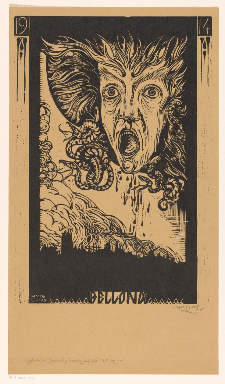 Bellona (název na objektu) od Huib Luns (signed by artist)