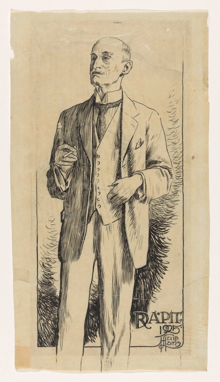 Portrét Adriana Pita od Huib Luns (signed by artist)