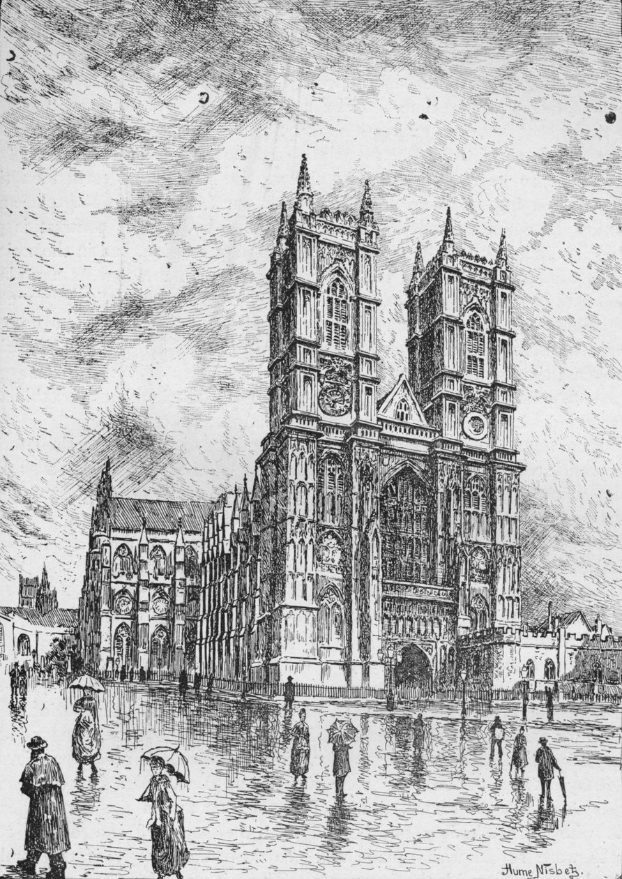 Westminsterské opatství, 1890 od Hume Nisbet