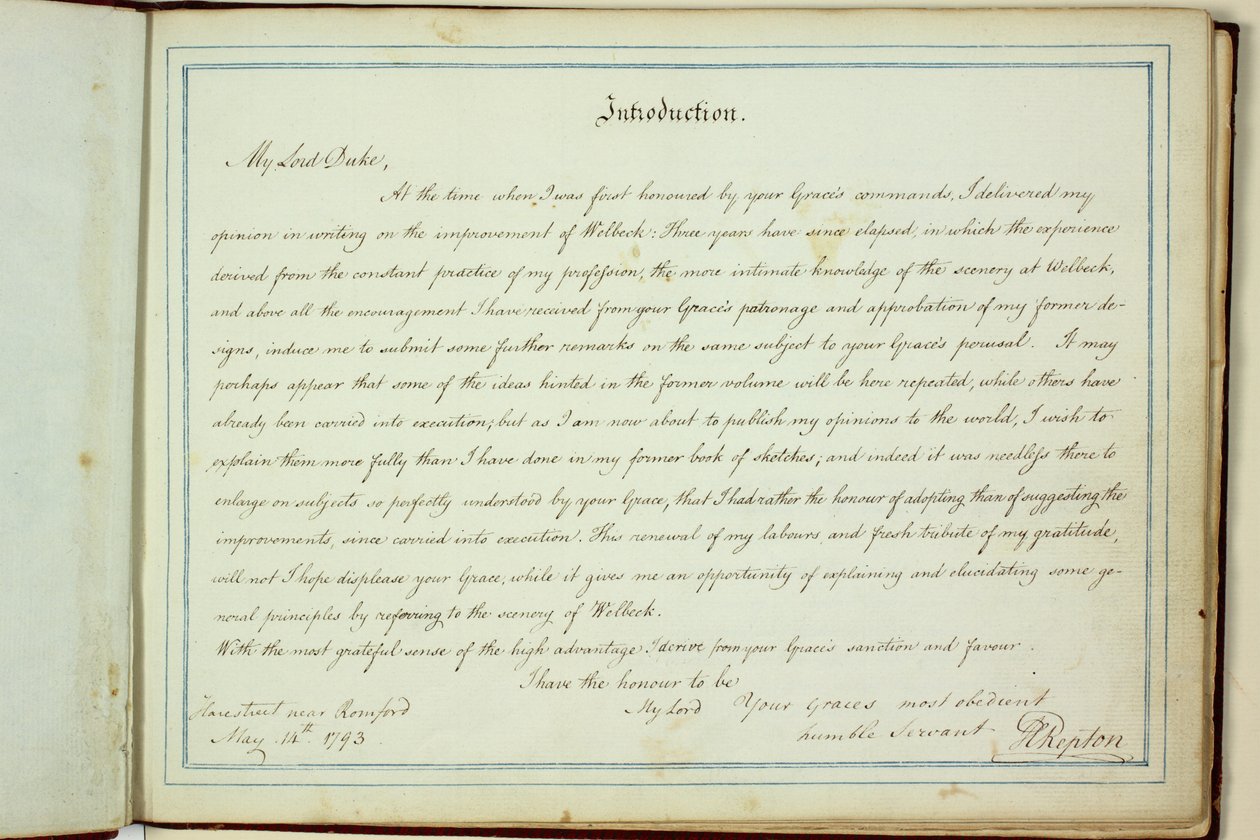 Závěsný od Humphry Repton
