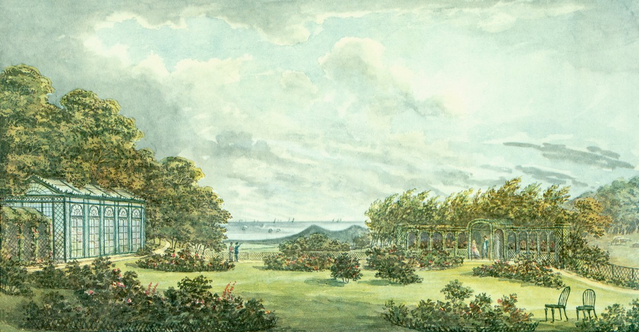 Červená kniha pro Sheringham Hall, kolem roku 1812 od Humphry Repton