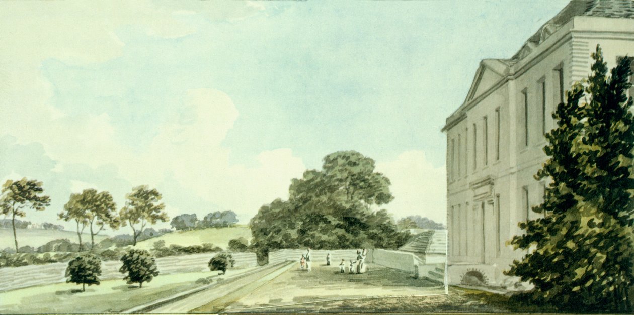 Červená kniha pro Sheringham Hall, cca 1812 od Humphry Repton