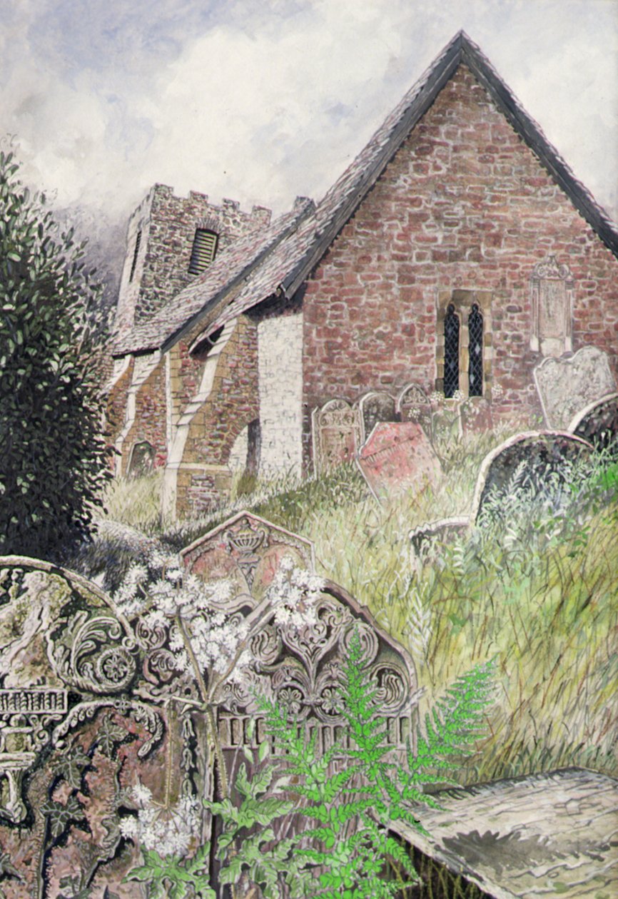 Cwmyoy Church, Gwent od Huw S. Parsons