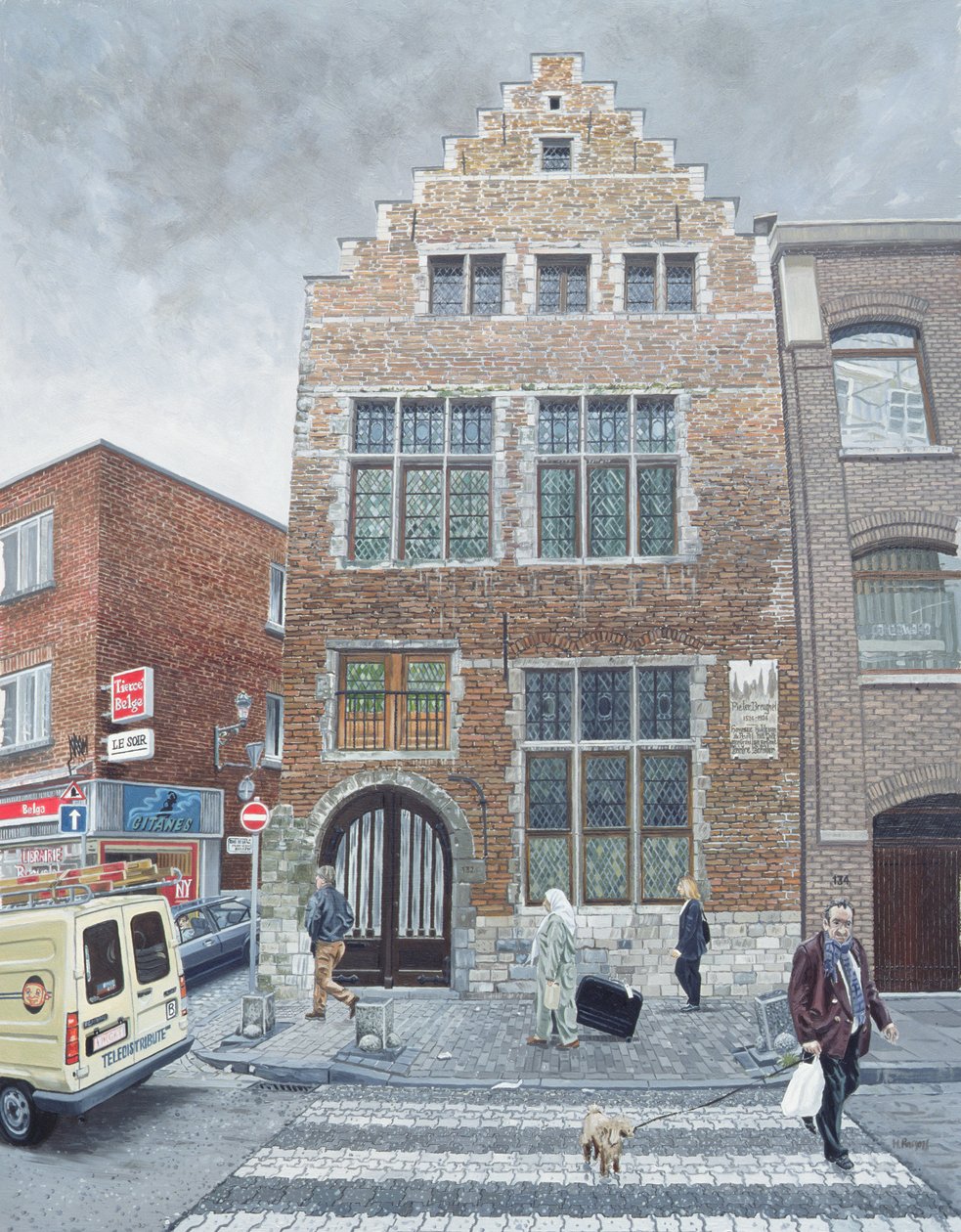 Dům Pietera Brueghelse v Bruselu, 1996 od Huw S. Parsons