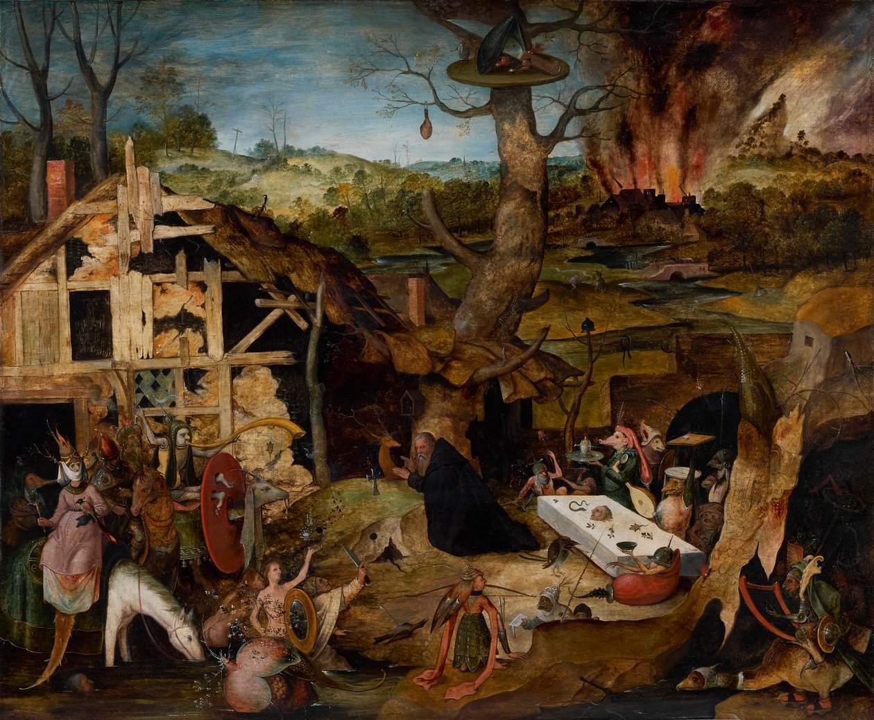 Pokušení svatého Antonína, 1577. od Huys