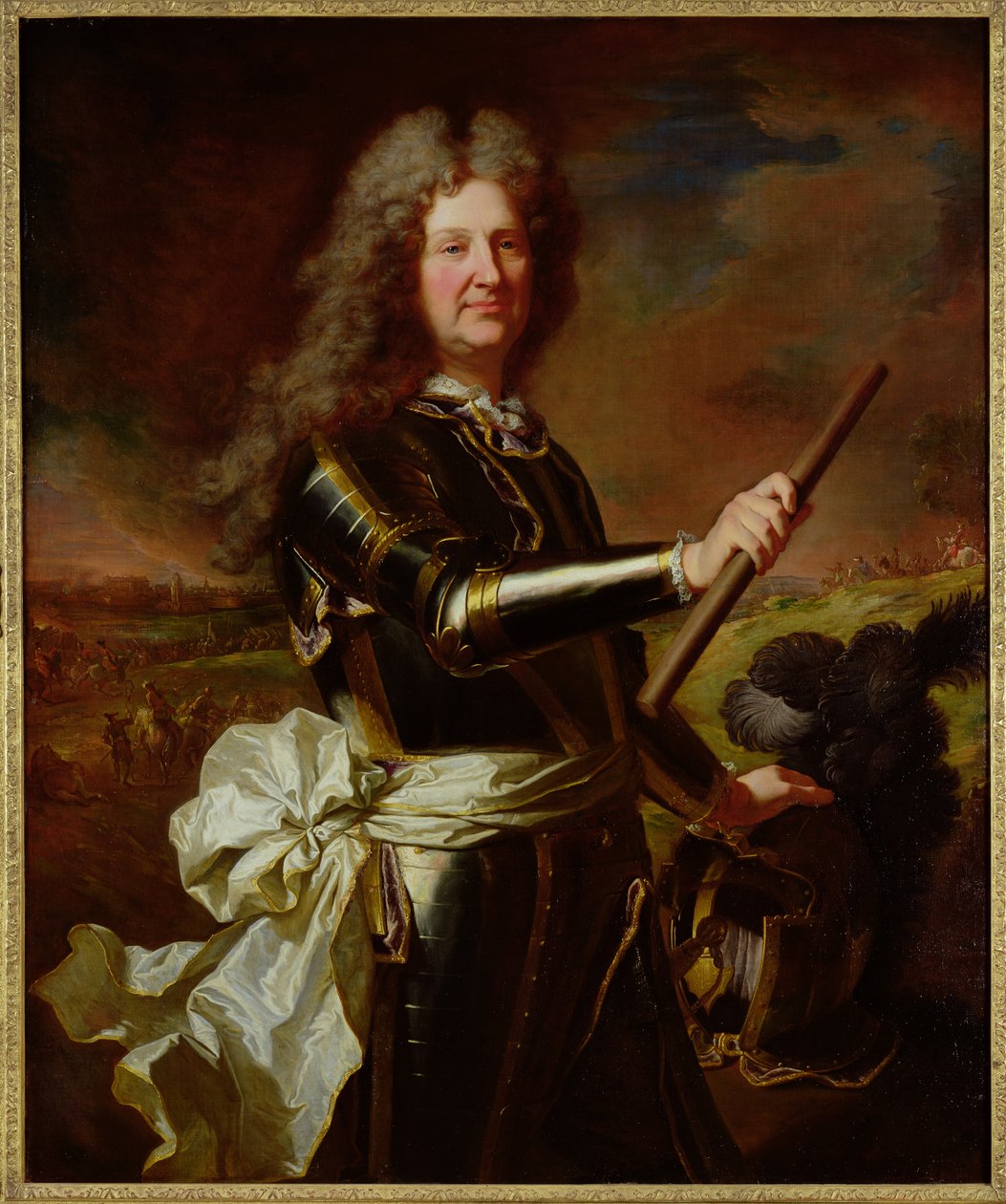 Portrét Charles-Auguste de Matignon, Comte de Gace, maršál Francie (1647-1724) 1691 od Hyacinthe Francois Rigaud
