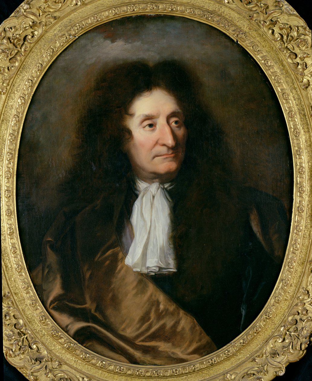 Portrét Jean de La Fontaine (1621-95) od Hyacinthe Francois Rigaud