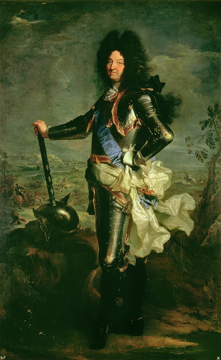 Portrét Ludvíka XIV. (1638-1715) od Hyacinthe Francois Rigaud