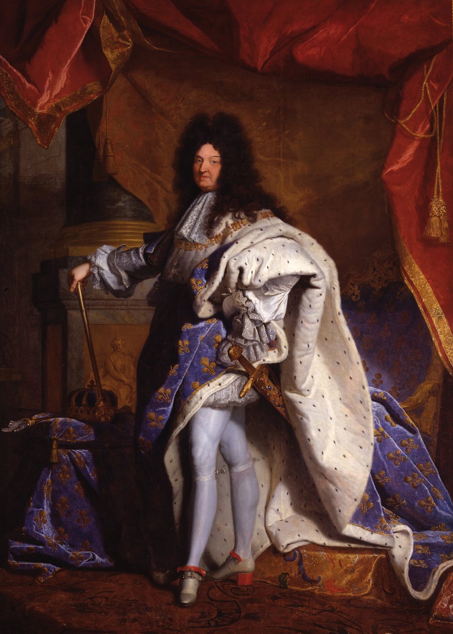 Ludvík XIV., Francouzský král (1638-1715) od Hyacinthe Francois Rigaud
