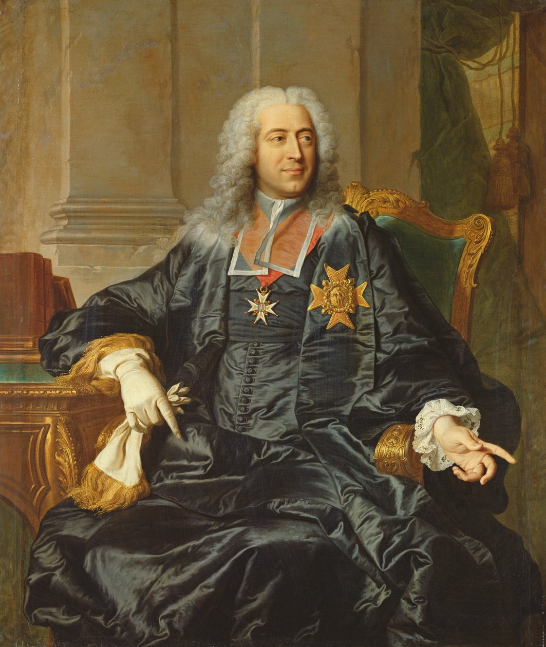 Marc-Pierre de Voyer-de-Paulmy (1696-1764) hrabě z Argensonu od Hyacinthe Francois Rigaud