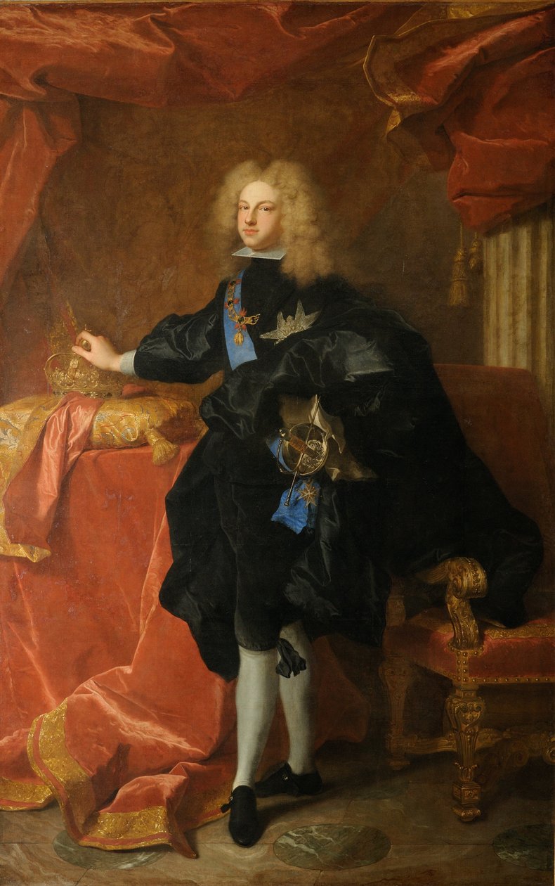 Philippe V, španělský král (1683-1746) od Hyacinthe Francois Rigaud