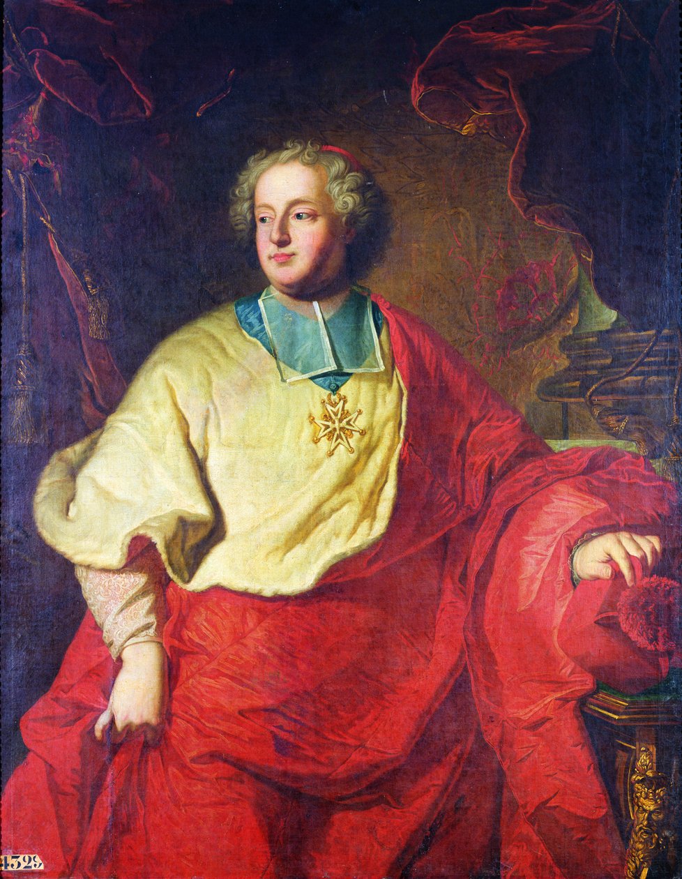 Portrét Armanda Gastona Maximilien de Rohan (1673-1749) biskup ze Štrasburku od Hyacinthe Francois Rigaud