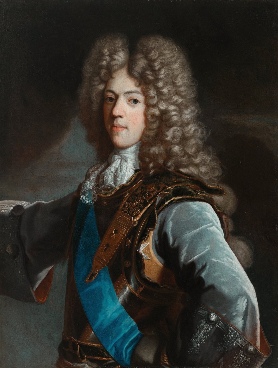 Portrét Konstantyho Wladyslawa Sobieského (1680-1726) - Rigaud, Hyacinthe Francois Honore, Circle of - ca 1696 - Olej na plátně - 112,5x89 - Muzeum paláce Wilanow od Hyacinthe (circle of) Rigaud