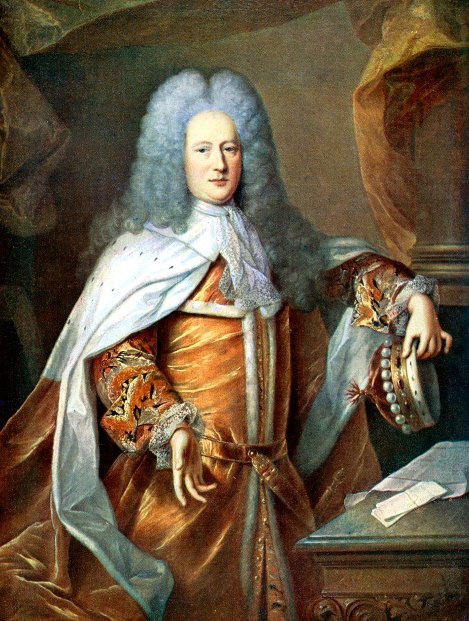 Henry St John, vikomt z Bolingbroke, anglický politik a filozof, 18. století c1905. od Hyacinthe Francois Rigaud