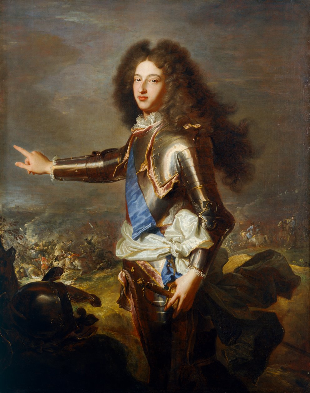 Louis, Burgundin herttua, n. 1702 (öljy kankaalle) od Hyacinthe Francois Rigaud