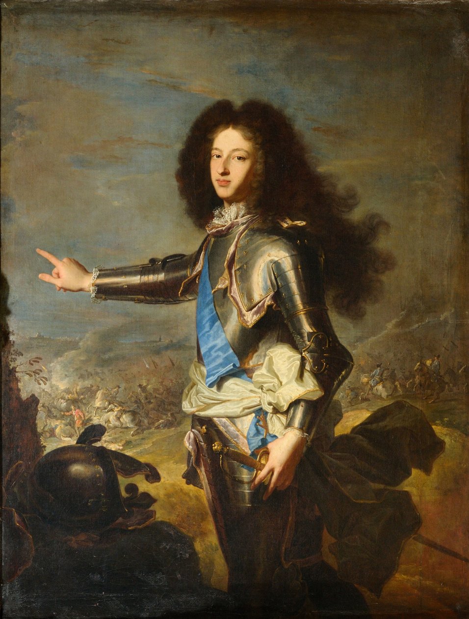 Louis de France, vévoda z Burgundska 1682-1712, počátek 18. století. od Hyacinthe Francois Rigaud