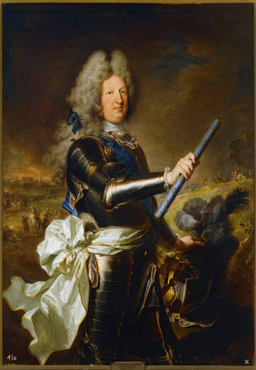 Louis de France, velkovévoda, otec španělského krále Filipa V... (malba na plátně) od Hyacinthe Francois Rigaud