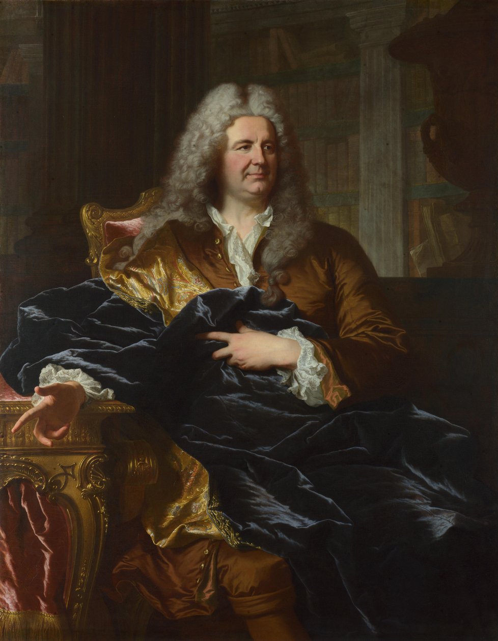 Portrét Antoine Pâris, 1724 od Hyacinthe Francois Rigaud