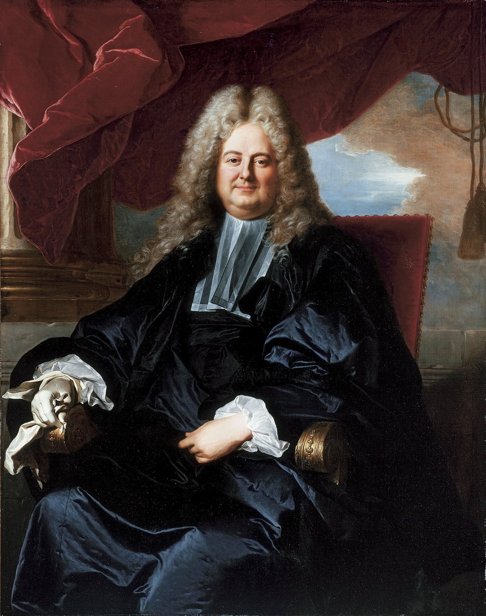 Portrét Barthélémy Jean-Claude Pupil od Hyacinthe Francois Rigaud