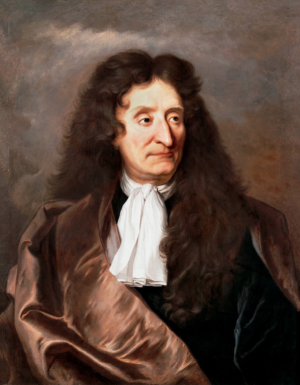 Portrét Jean de La Fontaine od Hyacinthe Francois Rigaud