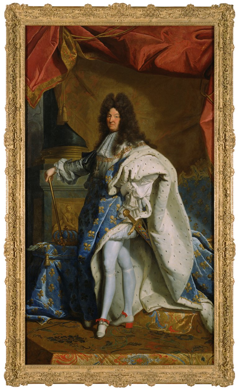 Portrét Ludvíka XIV., kolem roku 1701 od Hyacinthe Francois Rigaud