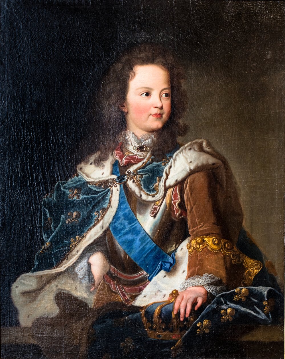 Portrét Ludvíka XV. jako dítěte od Hyacinthe Francois Rigaud