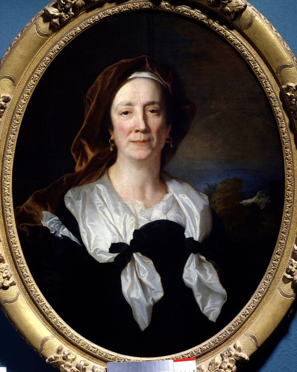 Portrét Marie Serre, matky umělce Malba Hyacinthe Rigaud (1659-1743) 1695 Sun. 0,79x0,61 m Taon, hrad Fontaine Henry. od Hyacinthe Francois Rigaud