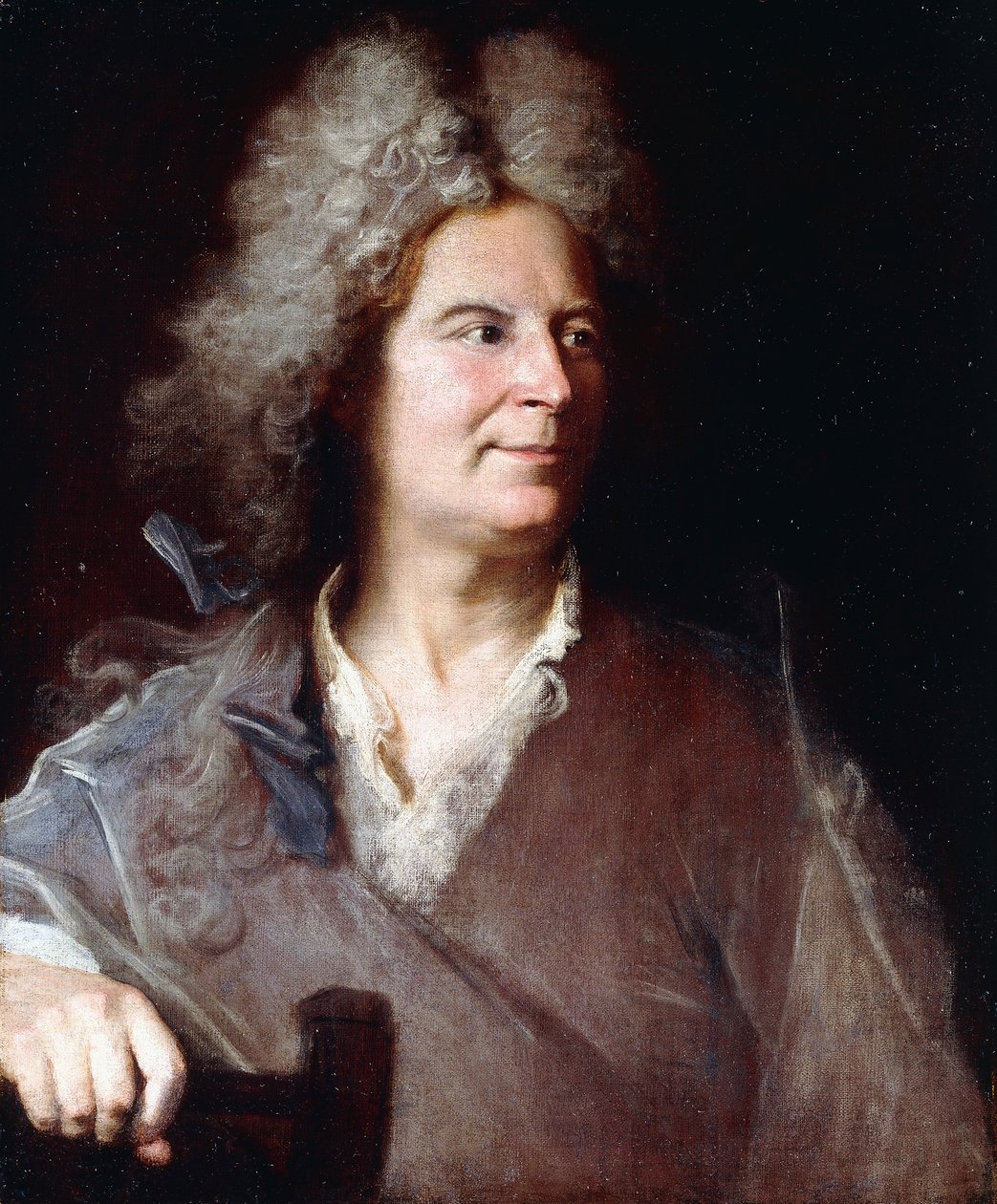 Portrét sochaře, prý Robert Le Lorrain od Hyacinthe Francois Rigaud
