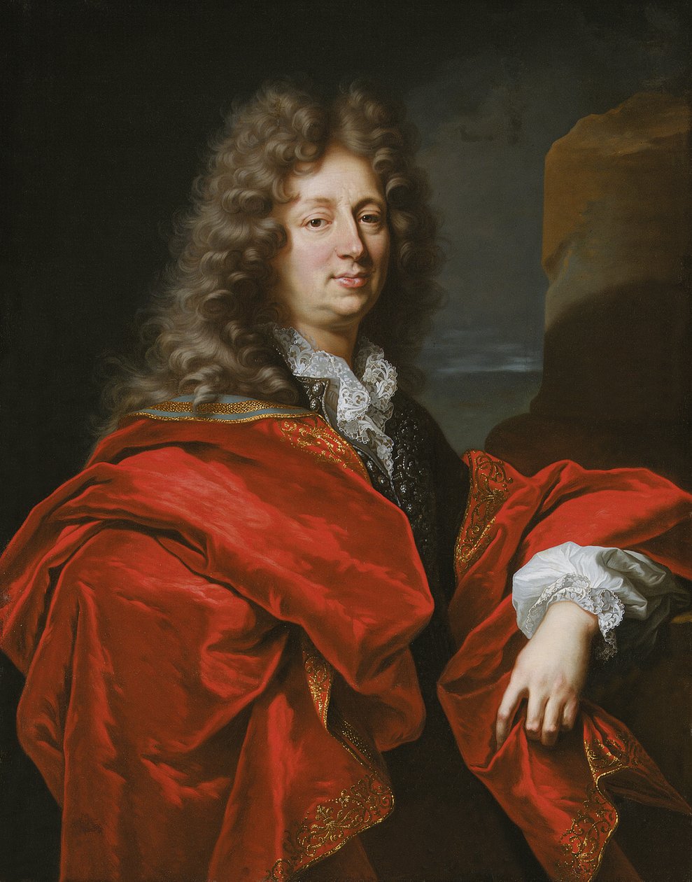 Portrét gentlemana od Hyacinthe Francois Rigaud