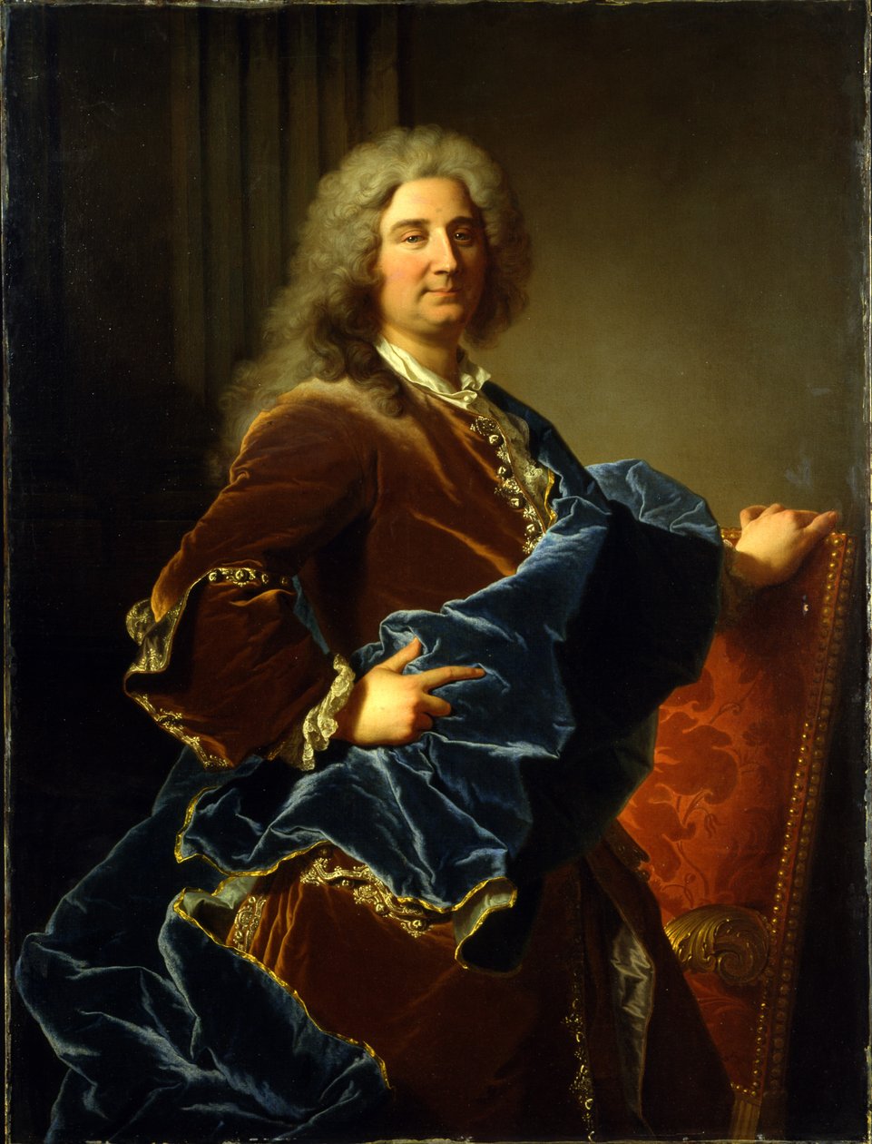 Portrét markýze Jean-Octave de Villars od Hyacinthe Francois Rigaud
