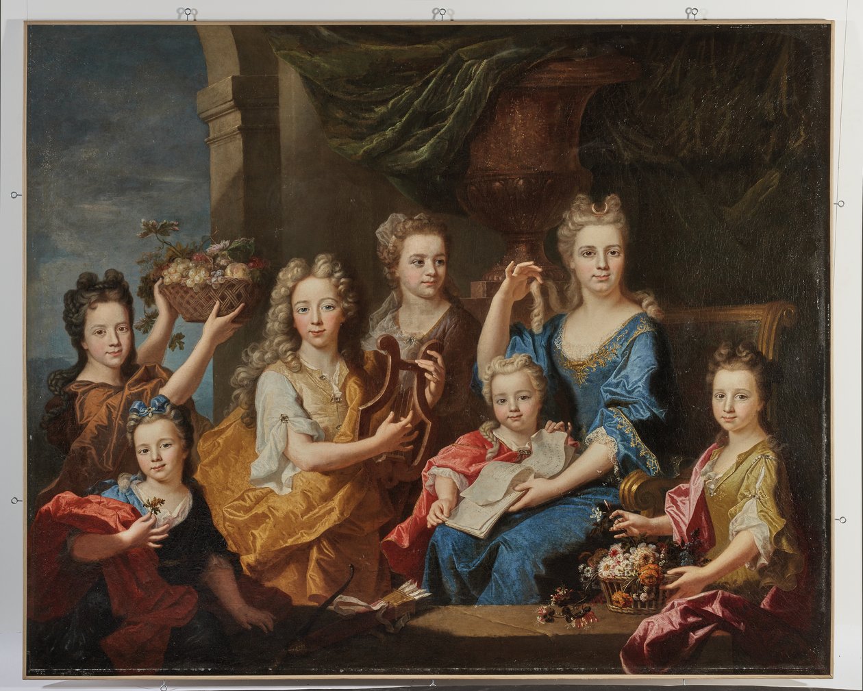 Portrét dětí M. Bouette de Blémur, 1703 od Hyacinthe Francois Rigaud