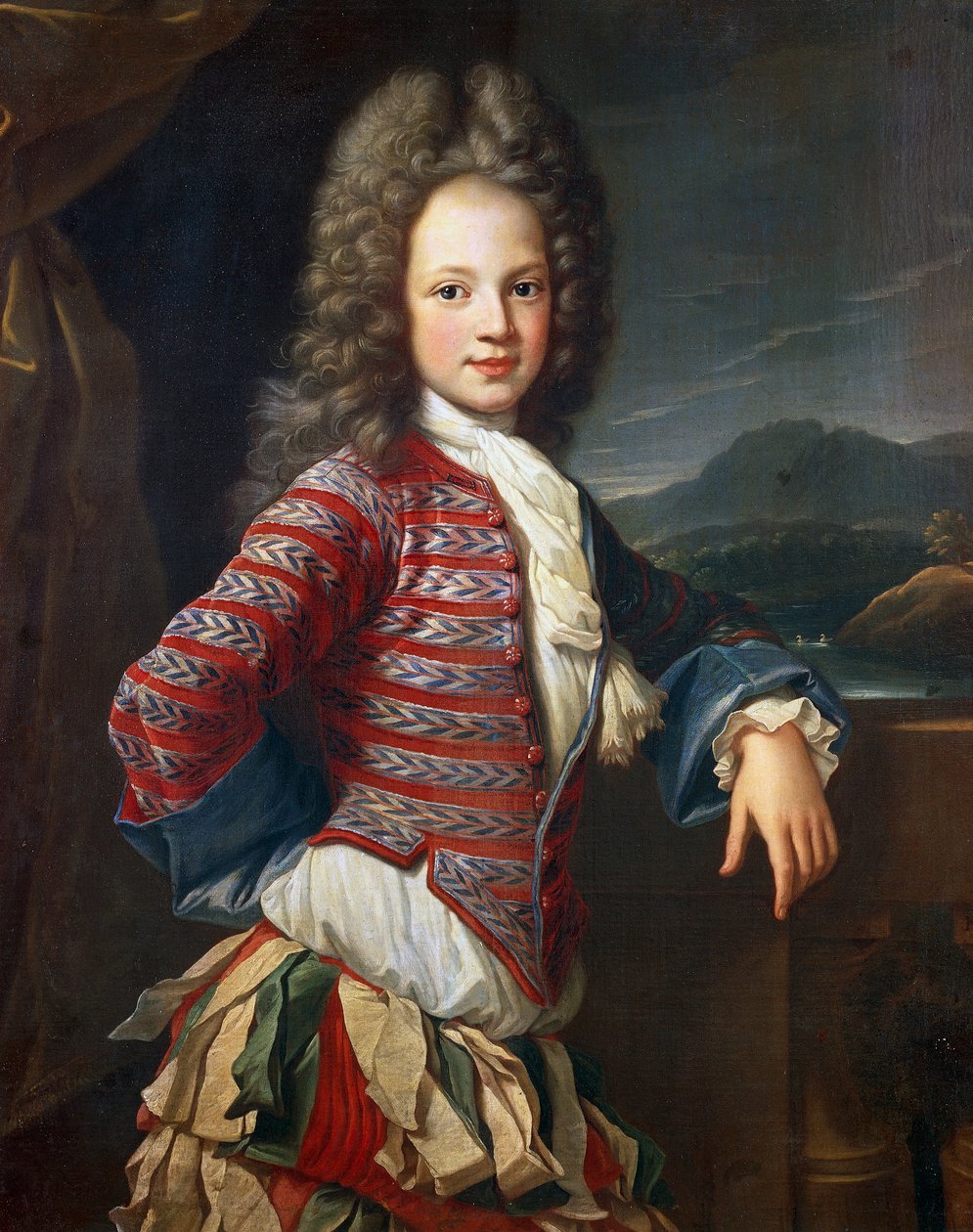 Skotský princ, Hyacinthe Rigaud (1659 - 1743), Malba od Hyacinthe Francois Rigaud