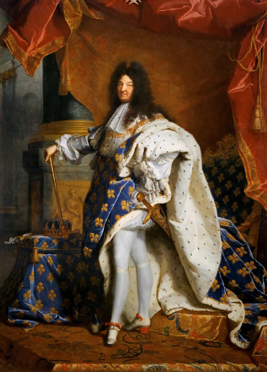 Ludvík XIV., francouzský král 1638-1715, 1701. od Hyacinthe François Honoré Rigaud