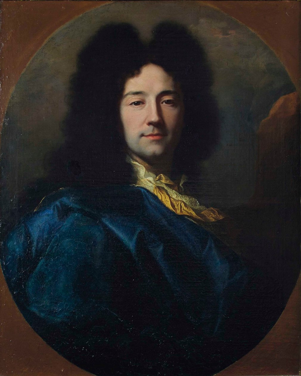 Autoportrét Autoportrét, řekl modrému kabátu, 1696. od Hyacinthe François Honoré Rigaud
