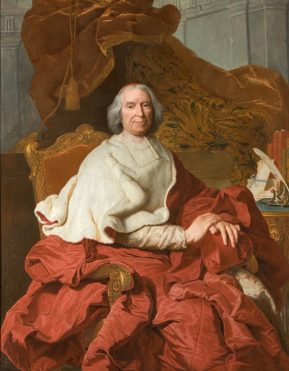 Kardinál de Fleury od Hyacinthe Rigaud