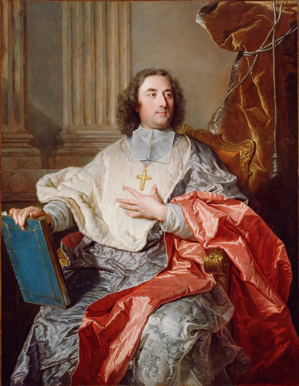 Charles de Saint-Albin, arcibiskup z Cambrai od Hyacinthe Rigaud