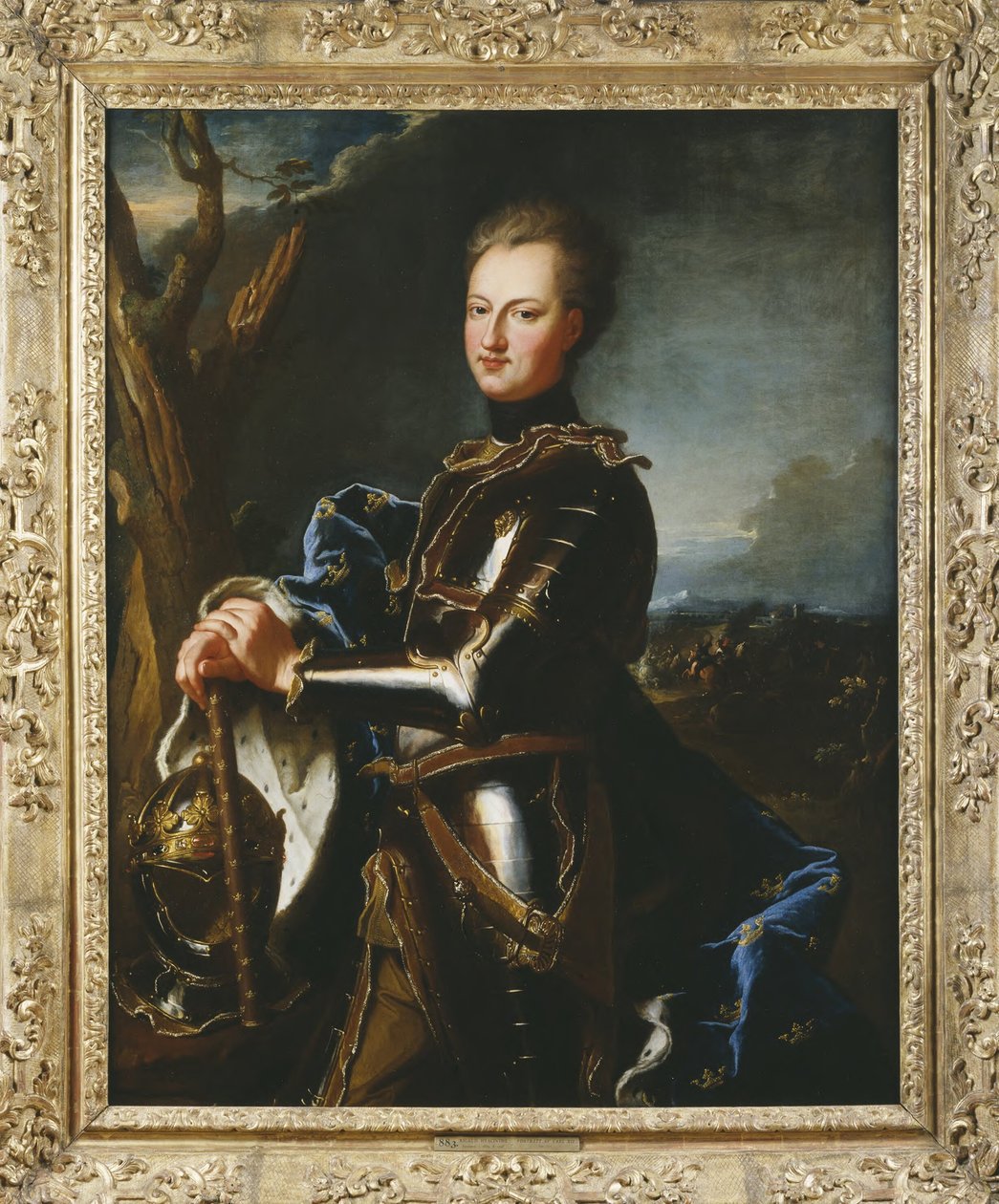 Karel XII., král švédský od Hyacinthe Rigaud