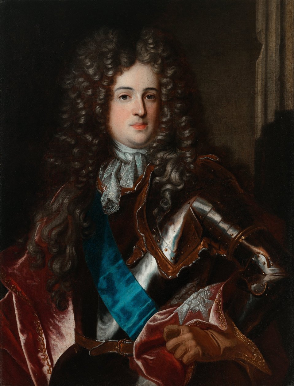 Portrét Aleksandra Benedykta Sobieského od Hyacinthe Rigaud