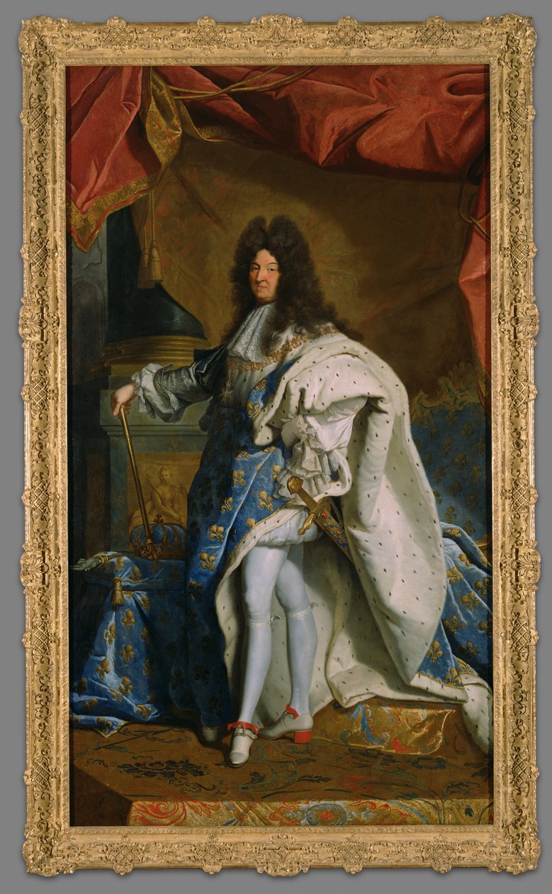 Portrét Ludvíka XIV. od Hyacinthe Rigaud